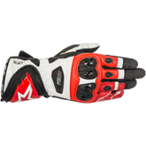 ALPINESTARS Supertech Gloves - Black/White/Red - XL 3556017-123-XL